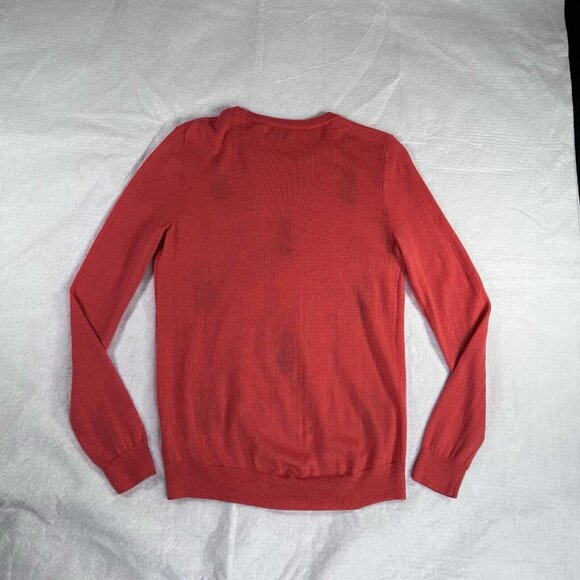 Vineyard Vines Womens Medium Sweater Merino Wool Pineapples Crew Novelty Preppy - Picture 11 of 13